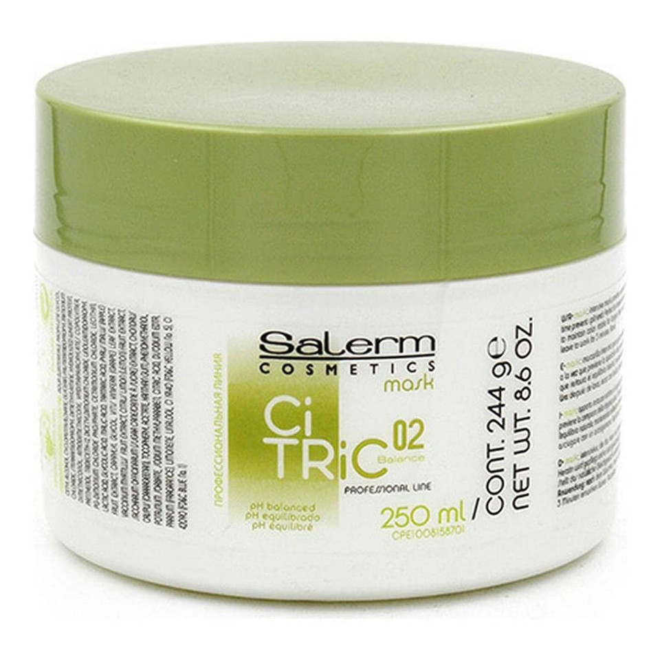 Salerm Citric Balance 02 Hair Mask, 8.6 Ounce