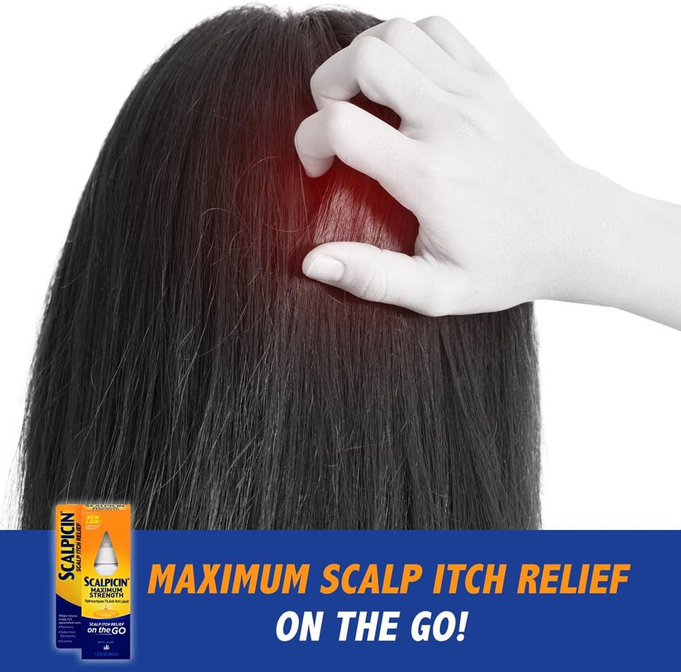 Scalpicin Max Strength Scalp Itch Treatment, 1.5 Oz