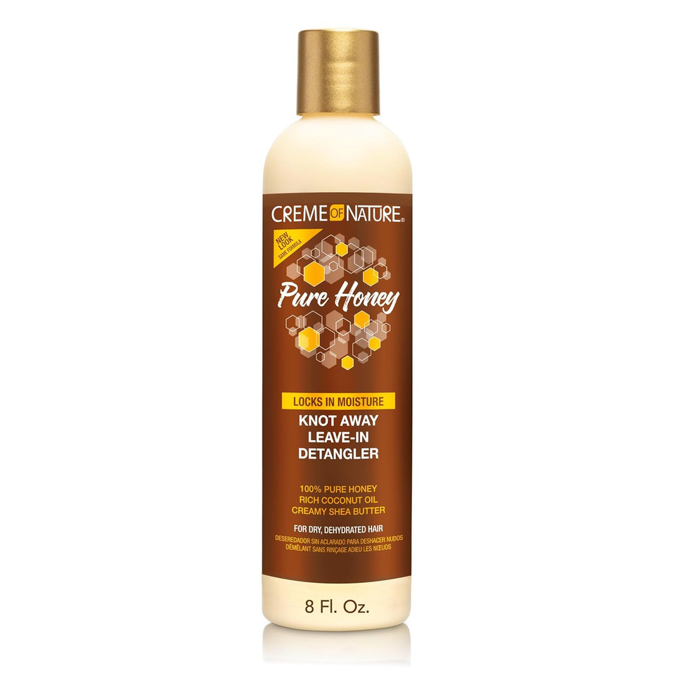 Creme Of Nature Pure Honey Knot Away Leave-In Detangler, 8 Oz
