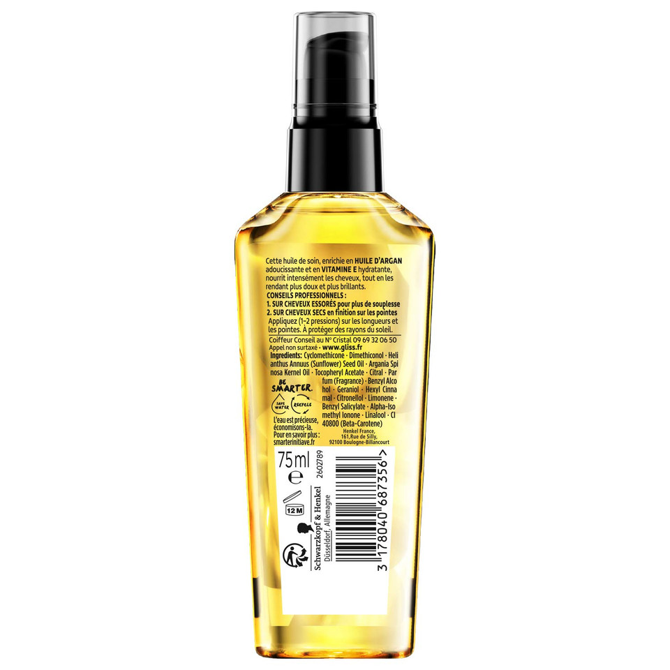 Gliss Schwarzkopf Ultimate Repair Oil 75 - Ml