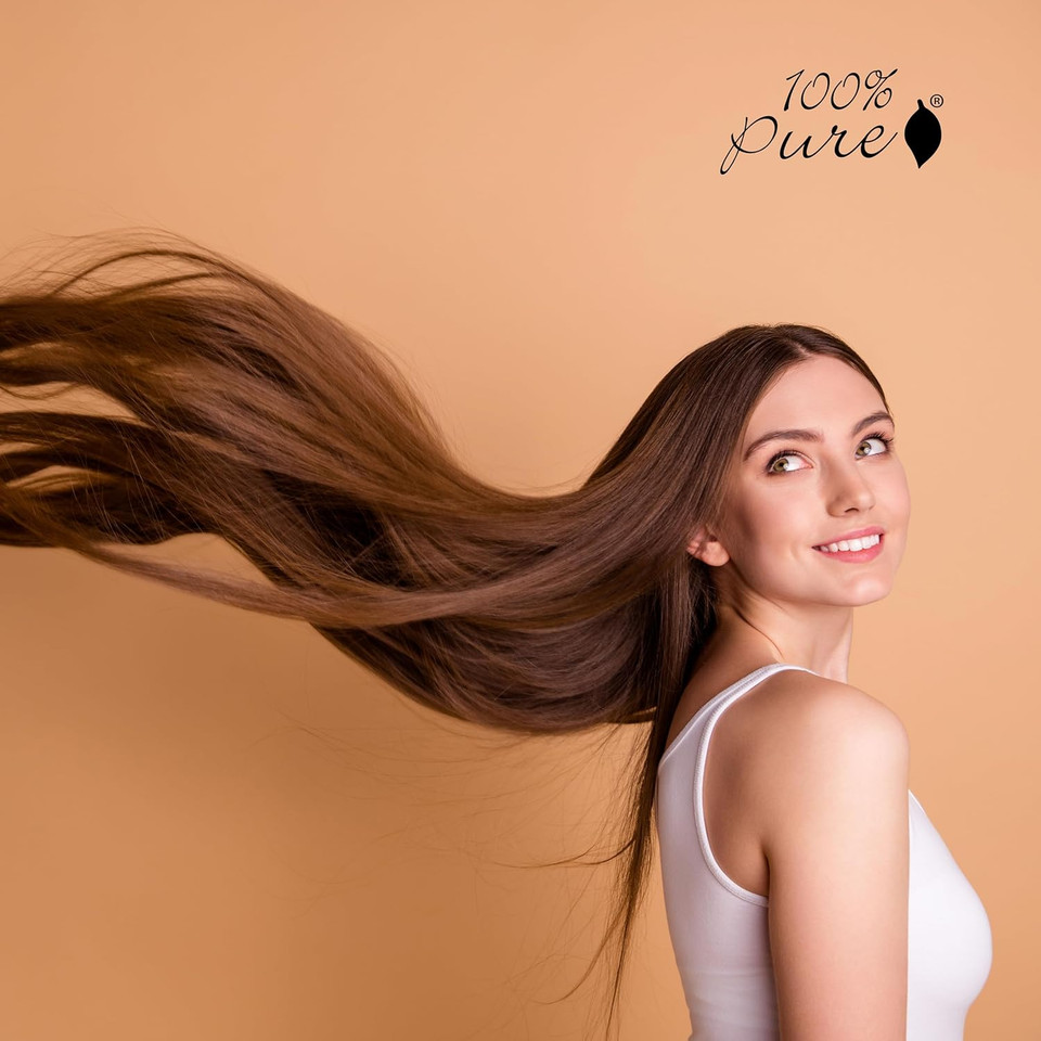 100% Pure Rosemary Oil Grow Hair Serum Stimulating & Invigorating Regrowth Haircare For Thinning & Hair Loss - Plant Essentials Thickening Tonic & Dry Scalp Treatment For Women & Men - Vegan - 1 Fl Oz