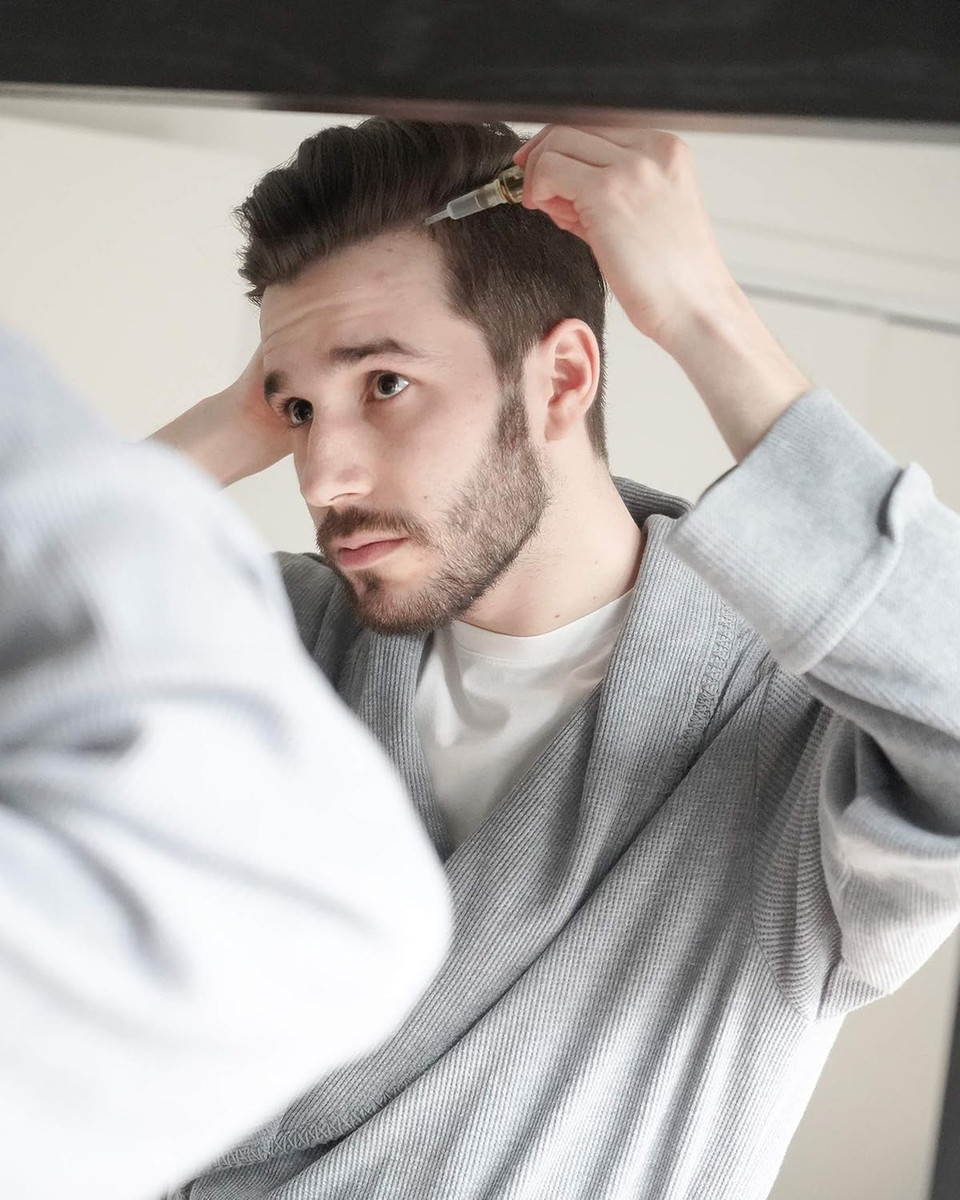 Ecrinal Anp2 Hair Growth Ampoules For Men - Strengthening & Repairing Ampoules - Intensive Hair Care For Thinning, Dull, Damaged Hair - Anp 2+ Complex With Omega 3 | Pack 8