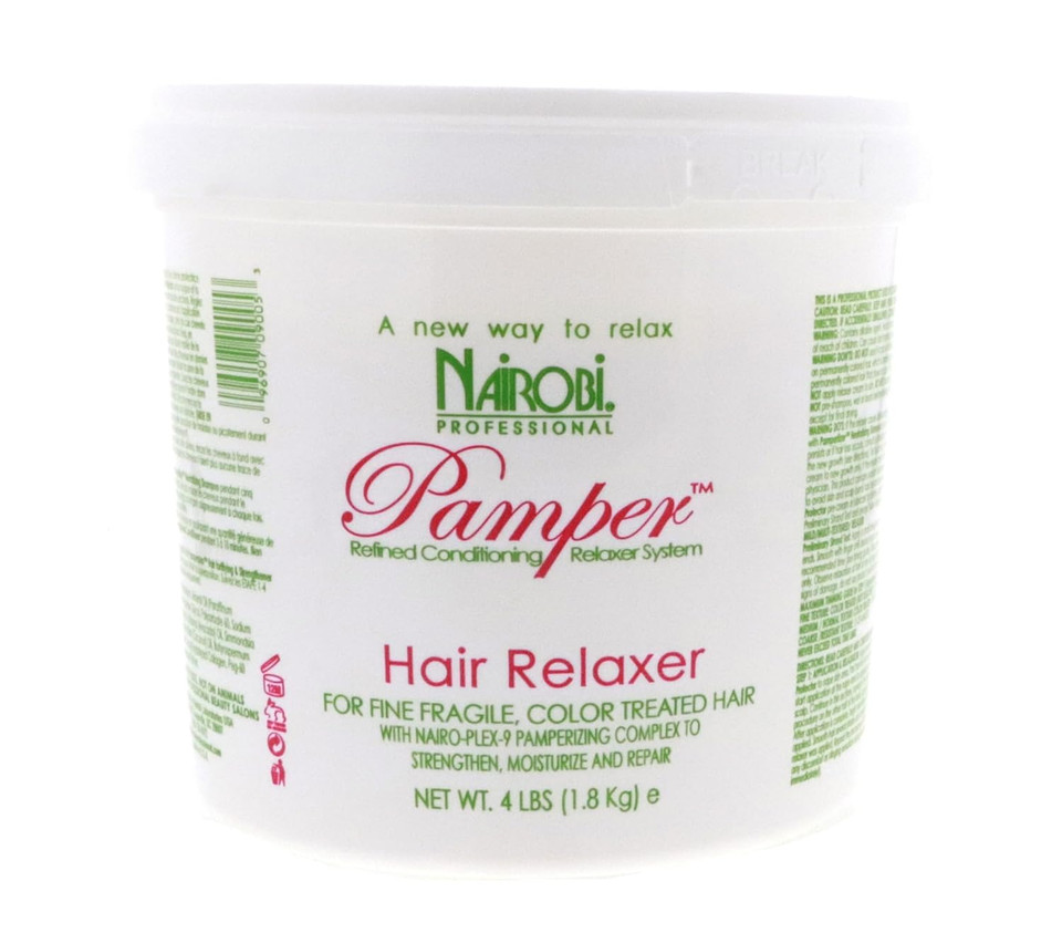 Nairobi Pamper Hair Relaxer Unisex, 64 Ounce