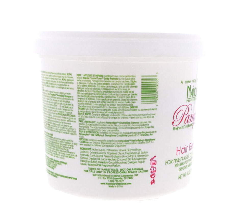 Nairobi Pamper Hair Relaxer Unisex, 64 Ounce