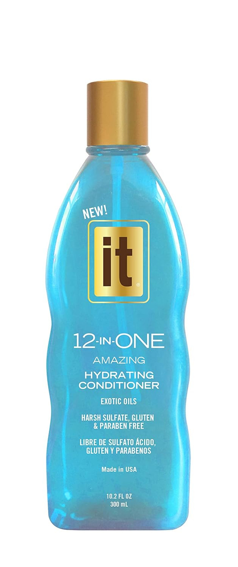It 12-In-One Amazing Hydrating Conditioner, 10.2Oz | Infused With B Vitamin Biotin | Fights Frizz | Instant Hydration And Shine | Uv Protection | Sulfate, Paraben & Gluten Free It 12-In-One Amazing Hydrating Conditioner, 10.2Oz | Infused With B Vitamin Biotin | Fights Frizz | Instant Hydration And Shine | Uv Protection | Sulfate, Paraben & Gluten Free
