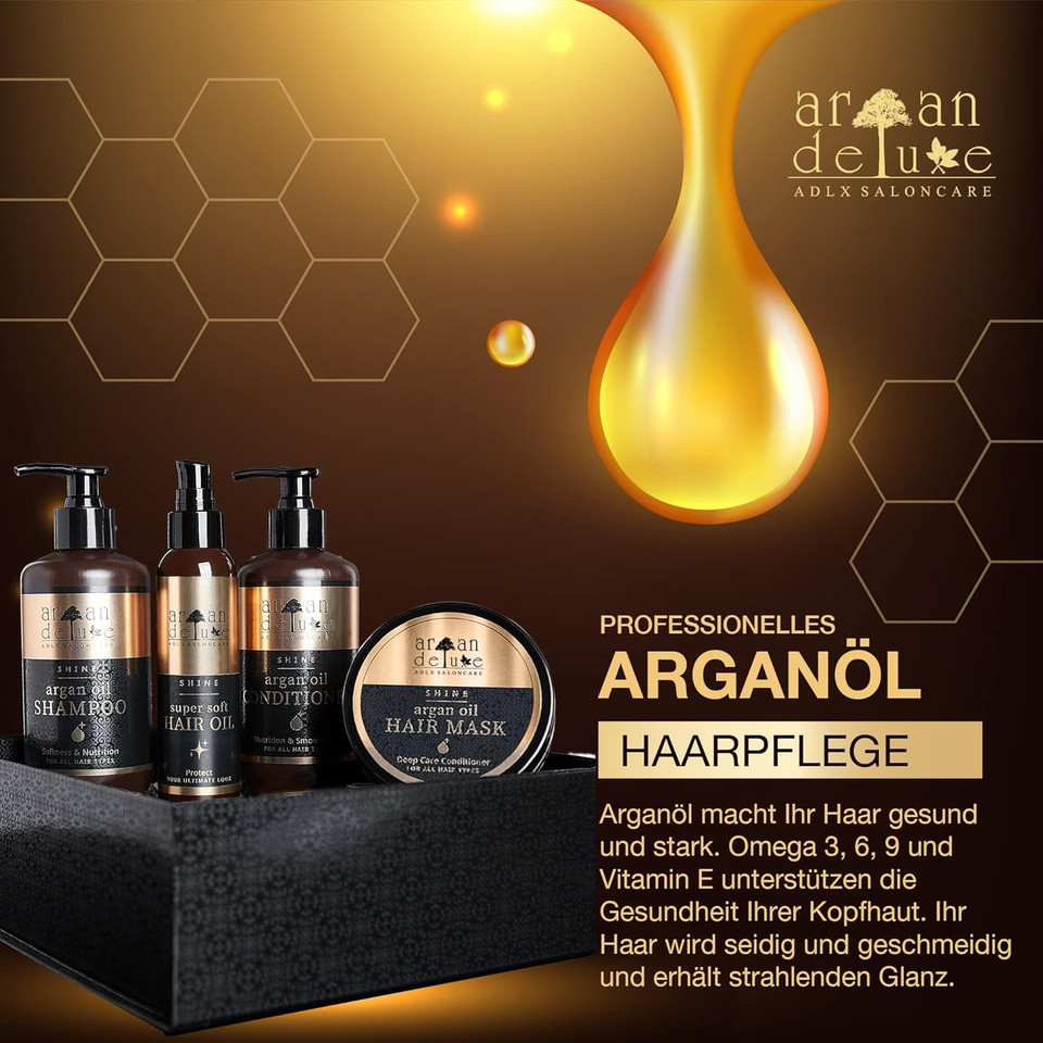 Gift Set For Women - Luxurious Argan Oil Hair Care In Professional Quality - Beauty Gift Set For Mother'S Day & Birthday