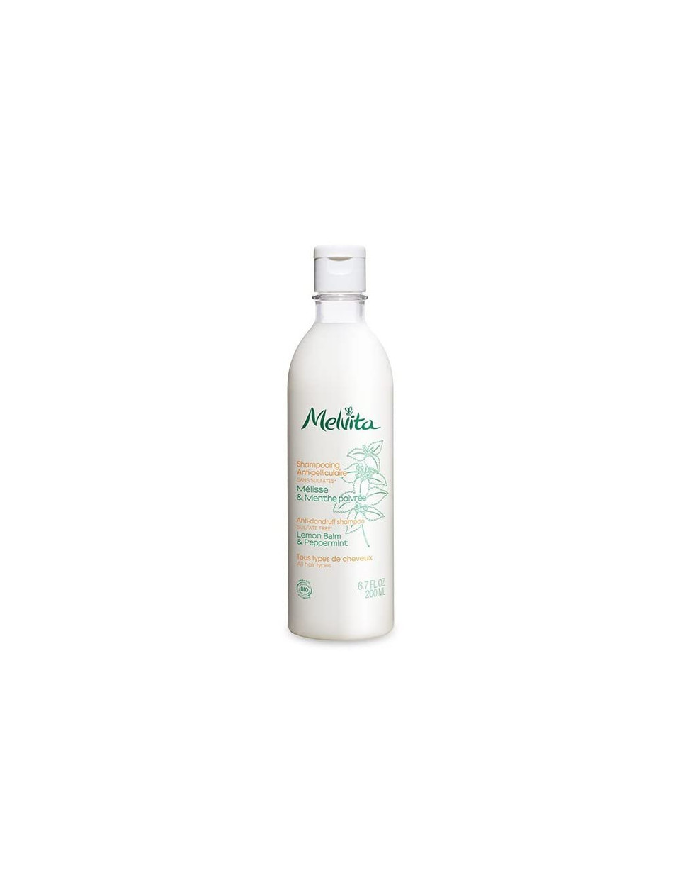 Anti-Dandruff Anti - Dandruff Shampoo For All Types Of Hair (Lemon Balm & Peppermint) 6.7 Oz