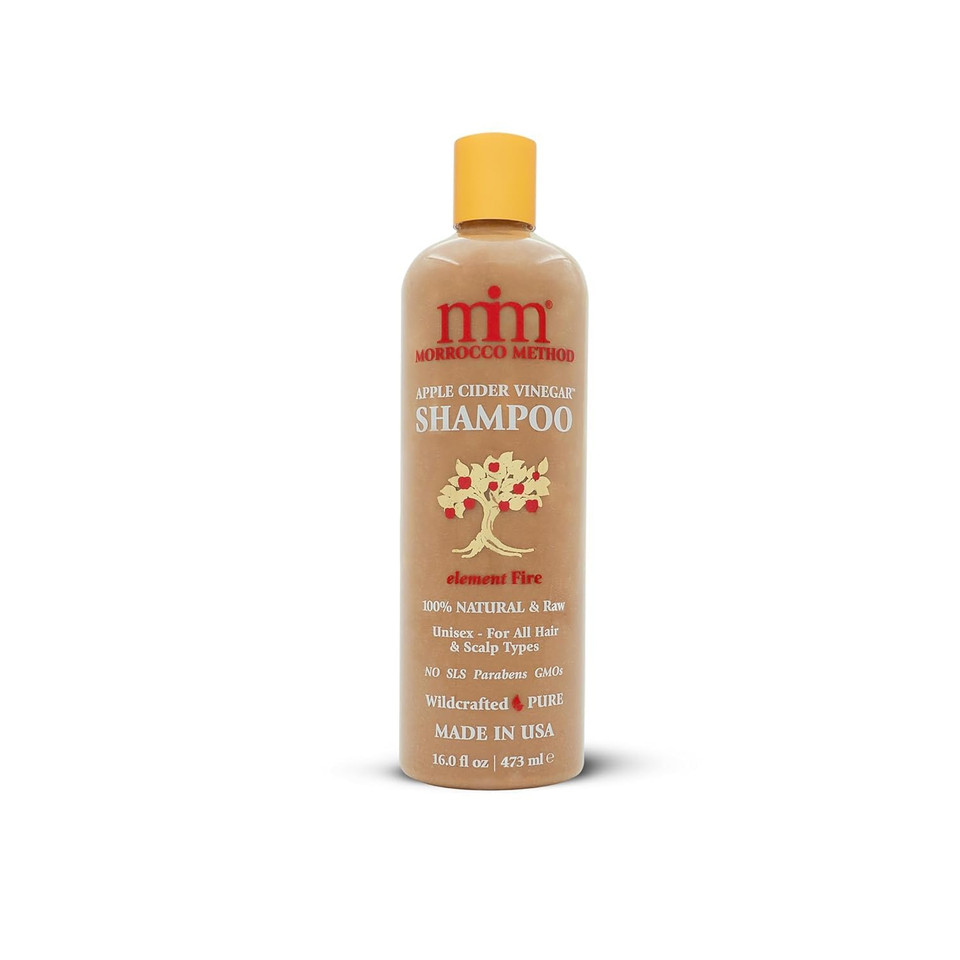Morrocco Method Apple Cider Vinegar Shampoo - 100% Natural & Raw. Unisex. For All Types Of Hair And Scalp. No Sls, Parabens Or Gmo'S. Made In Usa. 2 Oz