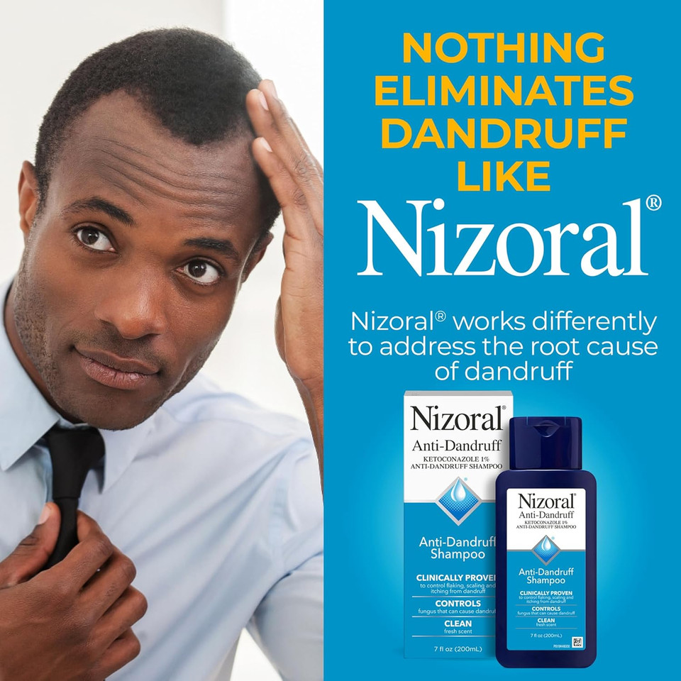 Nizoral 2-In-1 Anti-Dandruff Shampoo & Conditioner With 1% Ketoconazole, 14 Fl Oz