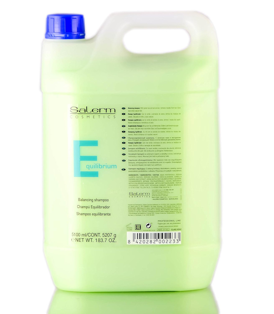 Salerm Equilibrium Balancing Shampoo For Unisex, 183.7 Ounce / 5100Ml