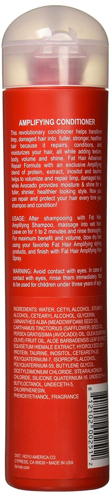 Fat Hair 0 Calories Advanced Repair Formula Amplifying Conditioner, 10 Ounce (Shomalvi3279)