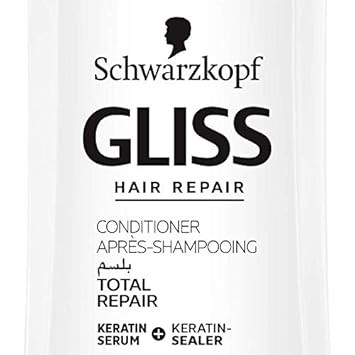Schwarzkopf Gliss Hair Repair With Liquid Keratin Total Repair Conditioner, 200Ml