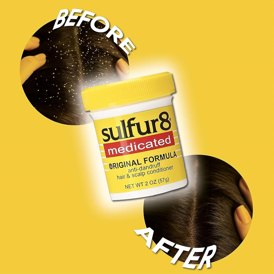 Sulfur8 Medicated Original Formula Anti-Dandruff Hair & Scalp Conditioner, 2 Oz - 5 Pack