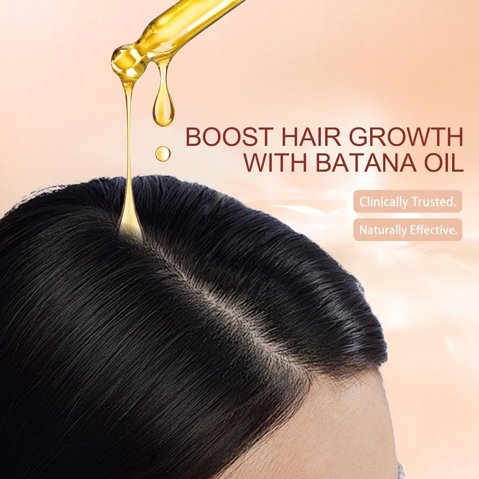 Batana Oil Shampoo: Hair Growth Shampoo With 7 Botanicals Oil For Thinning Hair Damaged Hair Quality For Men/Women Daily Hair Care At Home 10.23 Fl.Oz