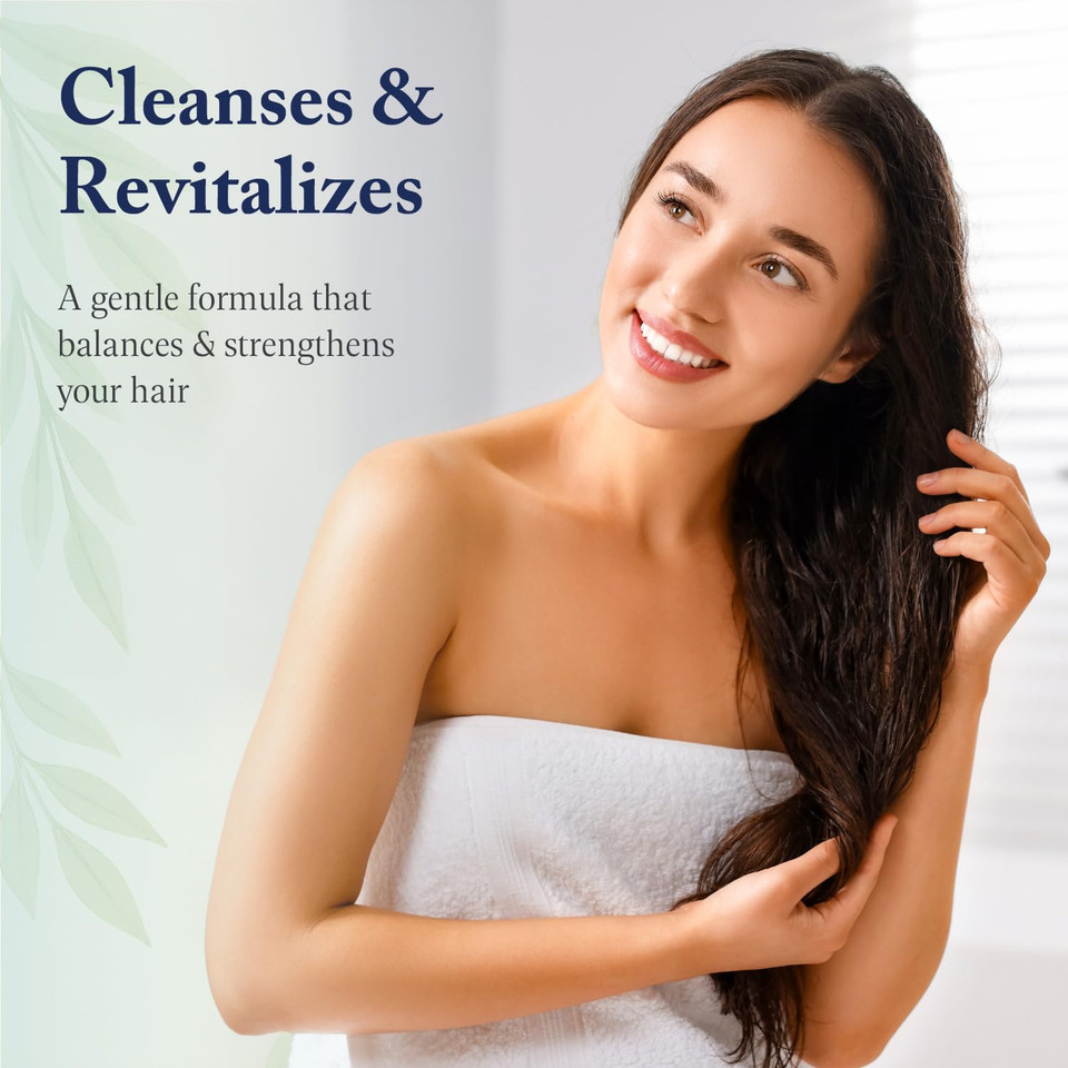 Beauty Without Cruelty Shampoo, Daily Benefits  Vegan-Friendly, Cruelty-Free & Sls-Free, Aromatherapy Hair Care, 16 Oz