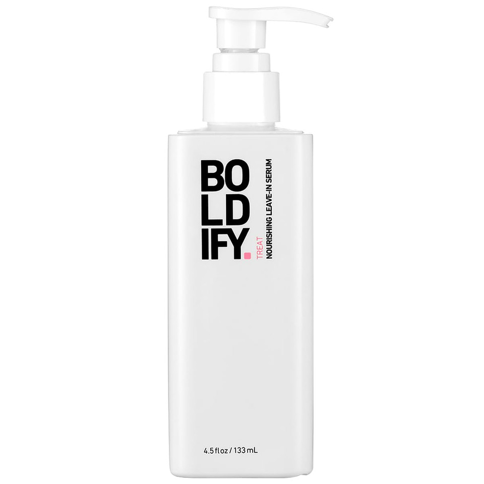 Boldify Leave In Conditioner And Heat Protectant - Hair Serum For Blow Dry And Styling, Nourishing Leave In Serum For Women & Men - Lightweight Thermal Protection To 450F With Biotin