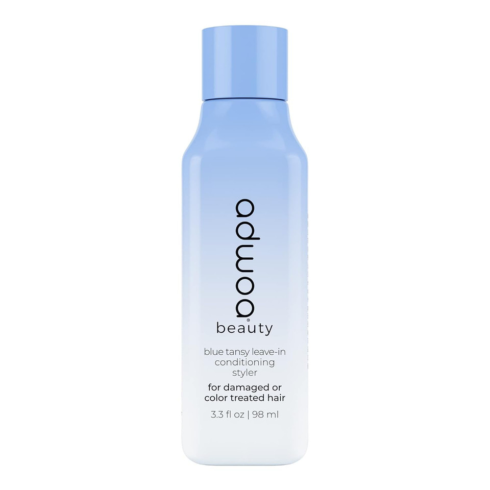 Adwoa Beauty Blue Tansy Leave In Conditioner With Bamboo, Hydrolyzed Quinoa And Horsetail Extracts Help To Strengthen, Support Growth And Length Retention For Coily And Curly Hair. - 3.3 Oz