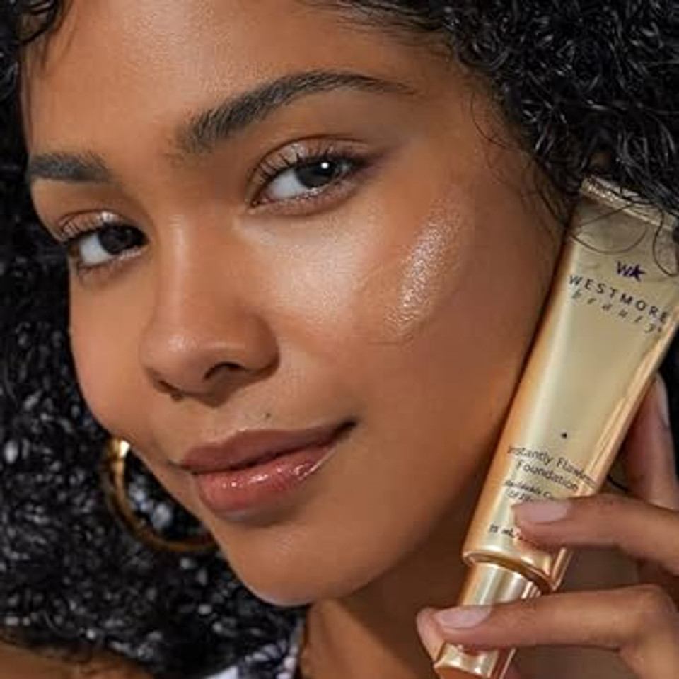 Westmore Beauty Instantly Flawless Foundation - Deep Tan 1.2 Oz - Foundation Full Coverage, Makeup Foundation, Liquid Foundation, Best Foundation, Light Foundation Foundation Makeup Full Coveragedeep Tan