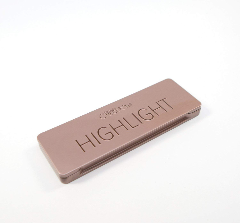 Beauty Creations Highlight Palette 5 Face Powder With Brush