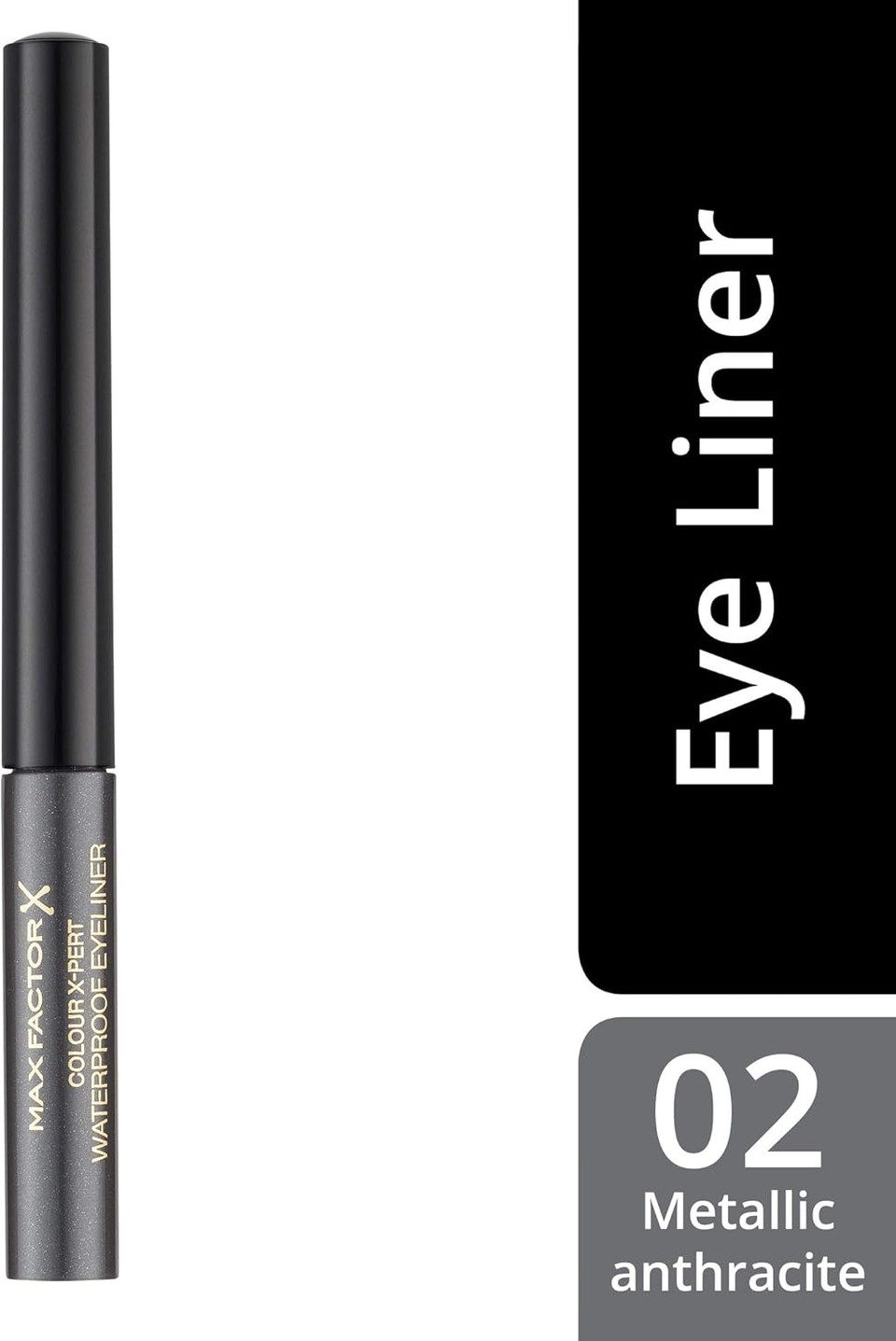 Max Factor Color X-Pert Waterproof Eyeliner, No. 01 Deep Black, 0.06 Ounce