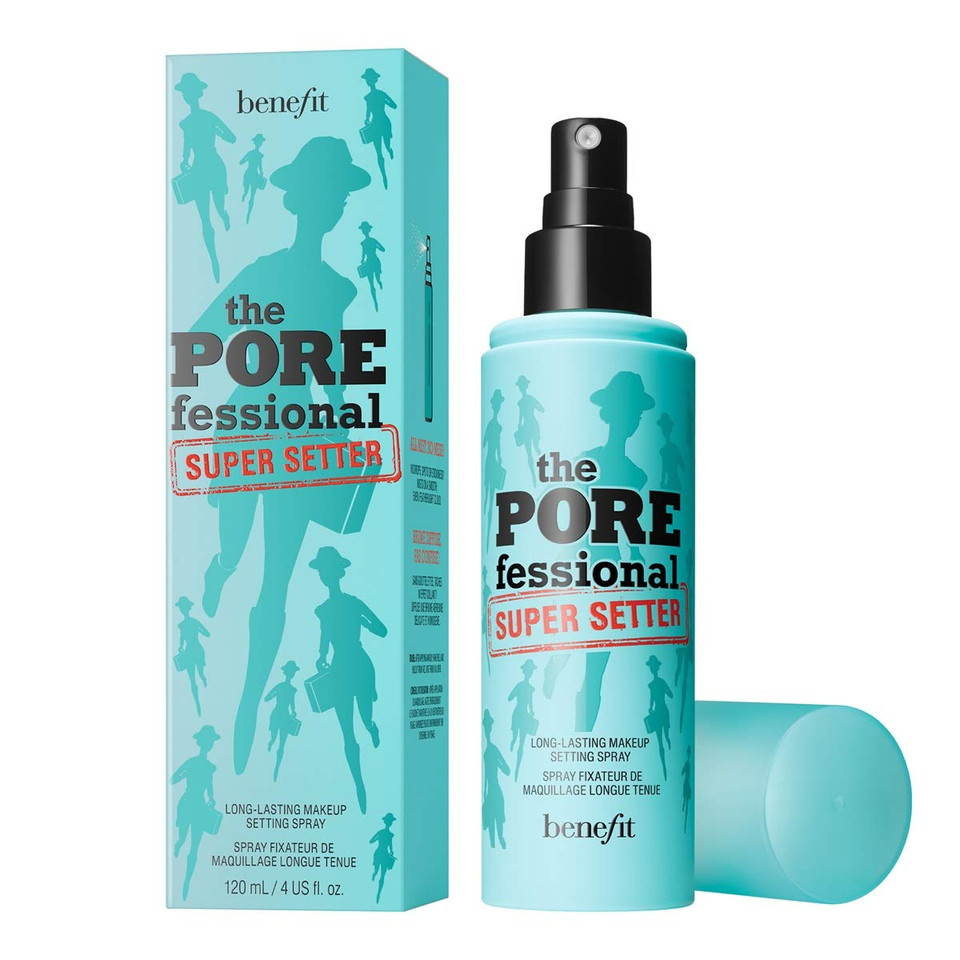 Benefit Cosmetics The Porefessional Super Setter Long Lasting Makeup Spray Face Primer 4 Ounce Benefit Cosmetics The Porefessional Super Setter Long Lasting Makeup Spray Face Primer 4 Ounce