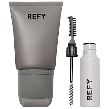 Refy Mini Brow Sculpt And Sculpt Face Primer Set + Bonus Premium Korean Hydrating Sheet Masque, Clear