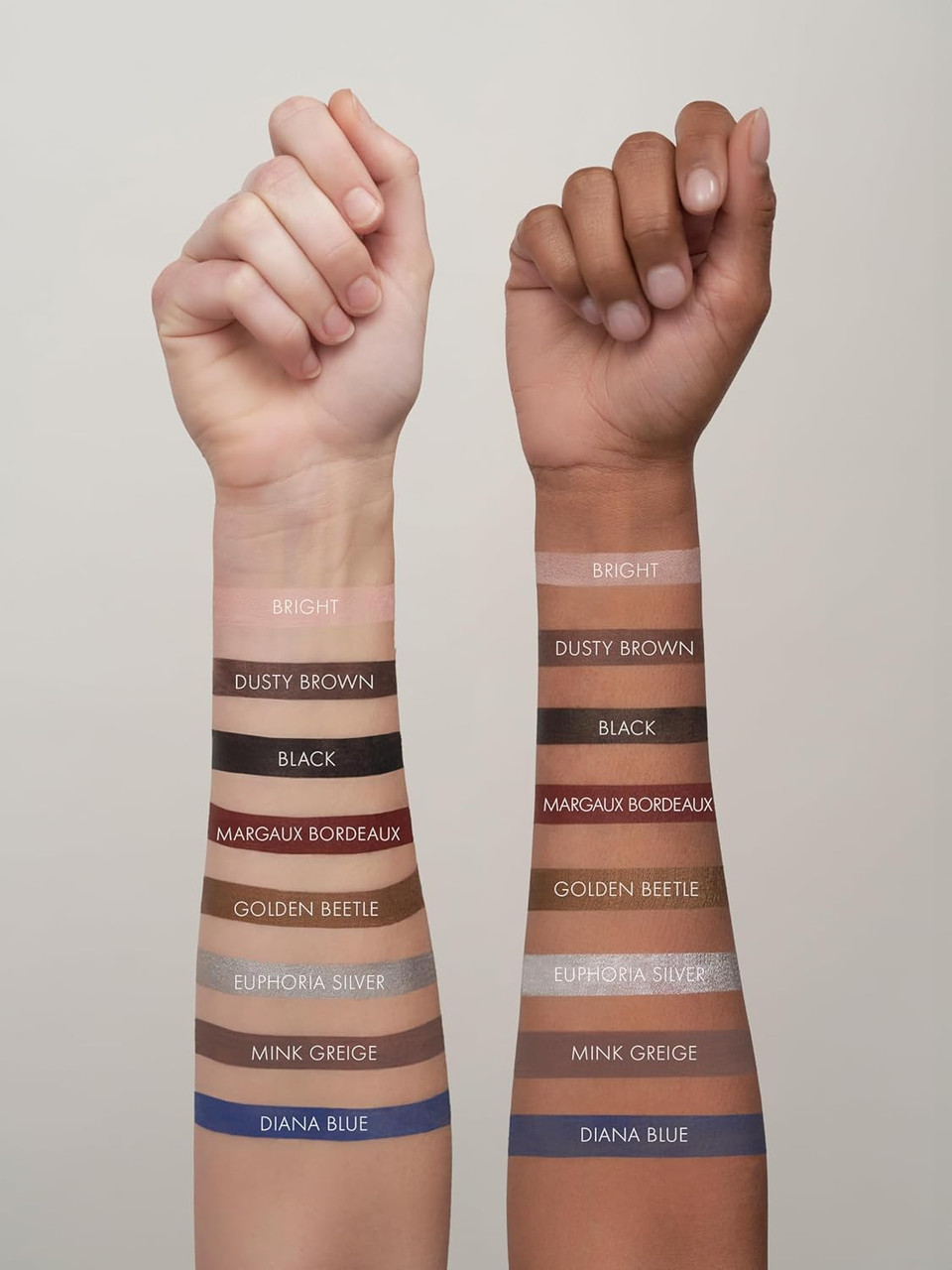 Sweed - Satin Eyeliner | Creamy-Matte, Rich Color, Long-Lasting Wear | Vegan, Cruelty-Free, Clean Beauty (Euphoria Silver)