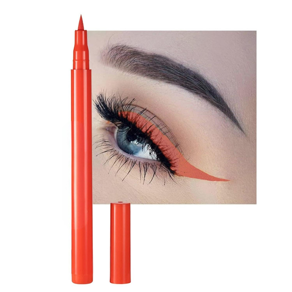 Liquid Matte Eyeliner, Rainbow Colorfulneon Eyeliner Pencil Pigmented Waterproof Smudgeproof Long Lasting Gel Eye Liner Pen Christmas Halloween Makeup Gift Kit For Women (Yellow#3) Liquid Matte Eyeliner, Rainbow Colorfulneon Eyeliner Pencil Pigmented Waterproof Smudgeproof Long Lasting Gel Eye Liner Pen Christmas Halloween Makeup Gift Kit For Women (Yellow#3)