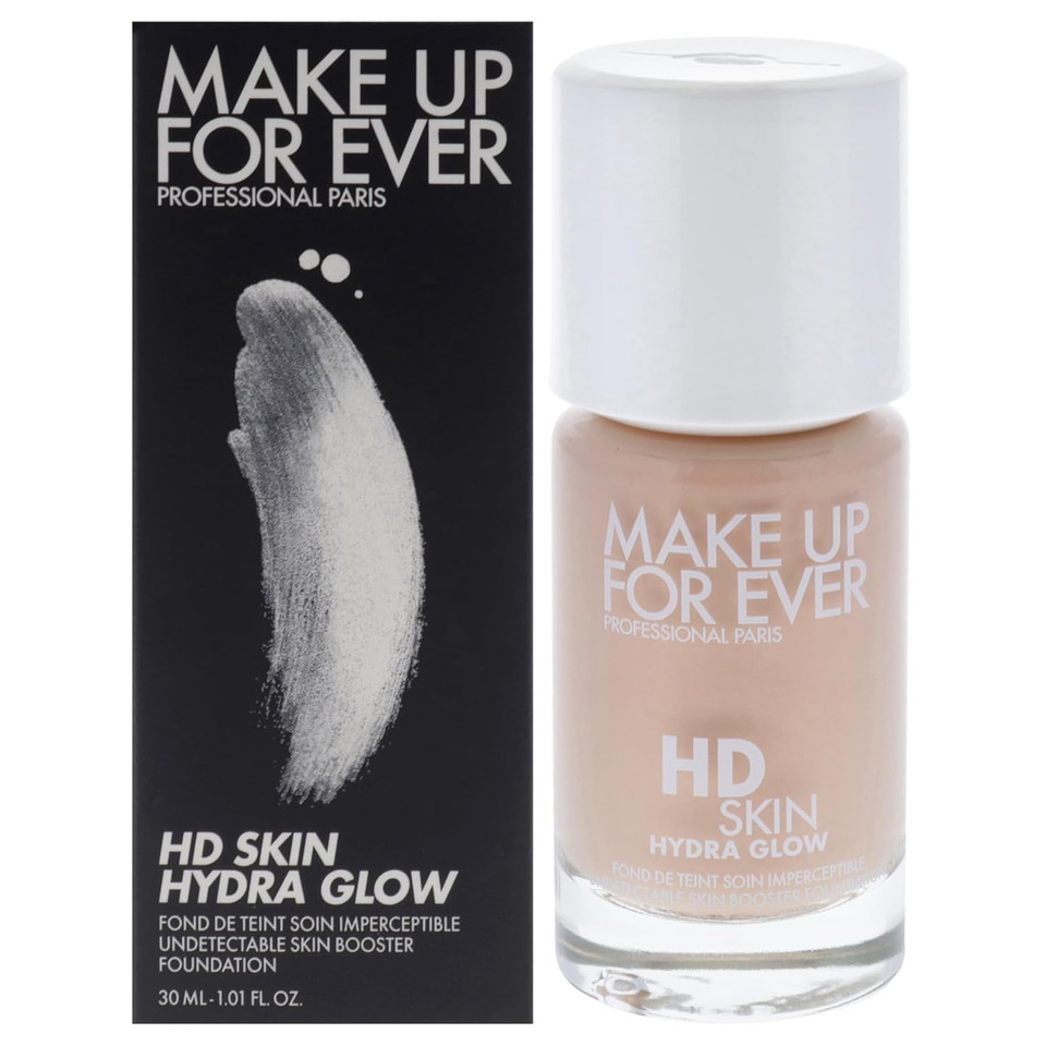 Hd Skin Hydra Glow - 1R12 Cool Ivory By Make Up For Ever For Women - 1 Oz Foundation Hd Skin Hydra Glow - 1R12 Cool Ivory By Make Up For Ever For Women - 1 Oz Foundation