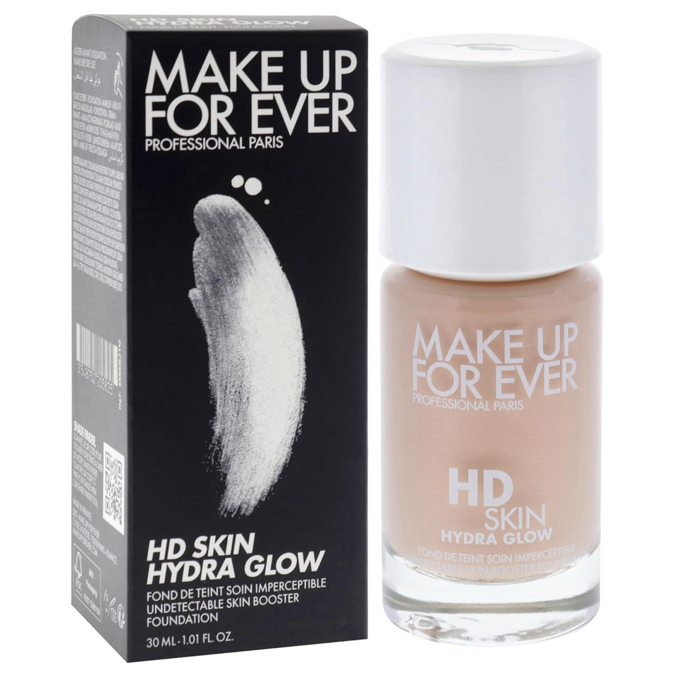 Hd Skin Hydra Glow - 1R12 Cool Ivory By Make Up For Ever For Women - 1 Oz Foundation Hd Skin Hydra Glow - 1R12 Cool Ivory By Make Up For Ever For Women - 1 Oz Foundation