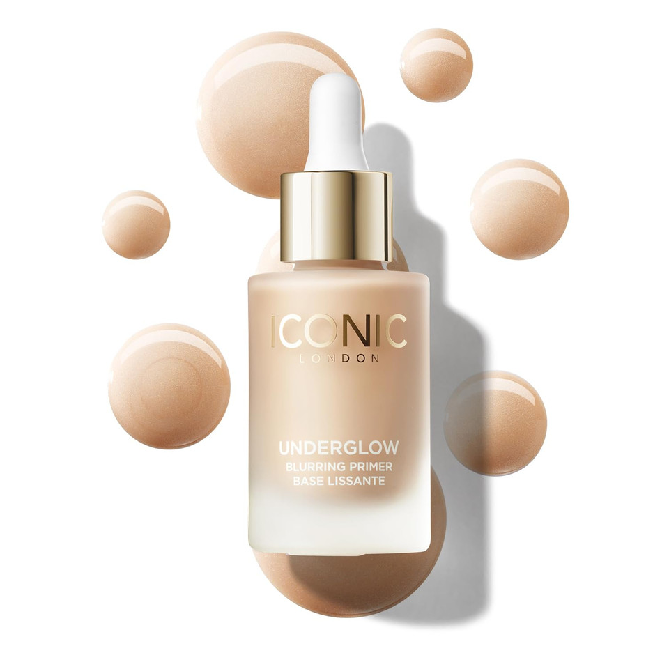 Iconic London Underglow Blurring Primer | Blurs Imperfections And Gives Skin A Radiant Glow, Cruelty-Free, Vegan Makeup Universal Shade, 0.91 Fl Oz Iconic London Underglow Blurring Primer | Blurs Imperfections And Gives Skin A Radiant Glow, Cruelty-Free, Vegan Makeup Universal Shade, 0.91 Fl Oz