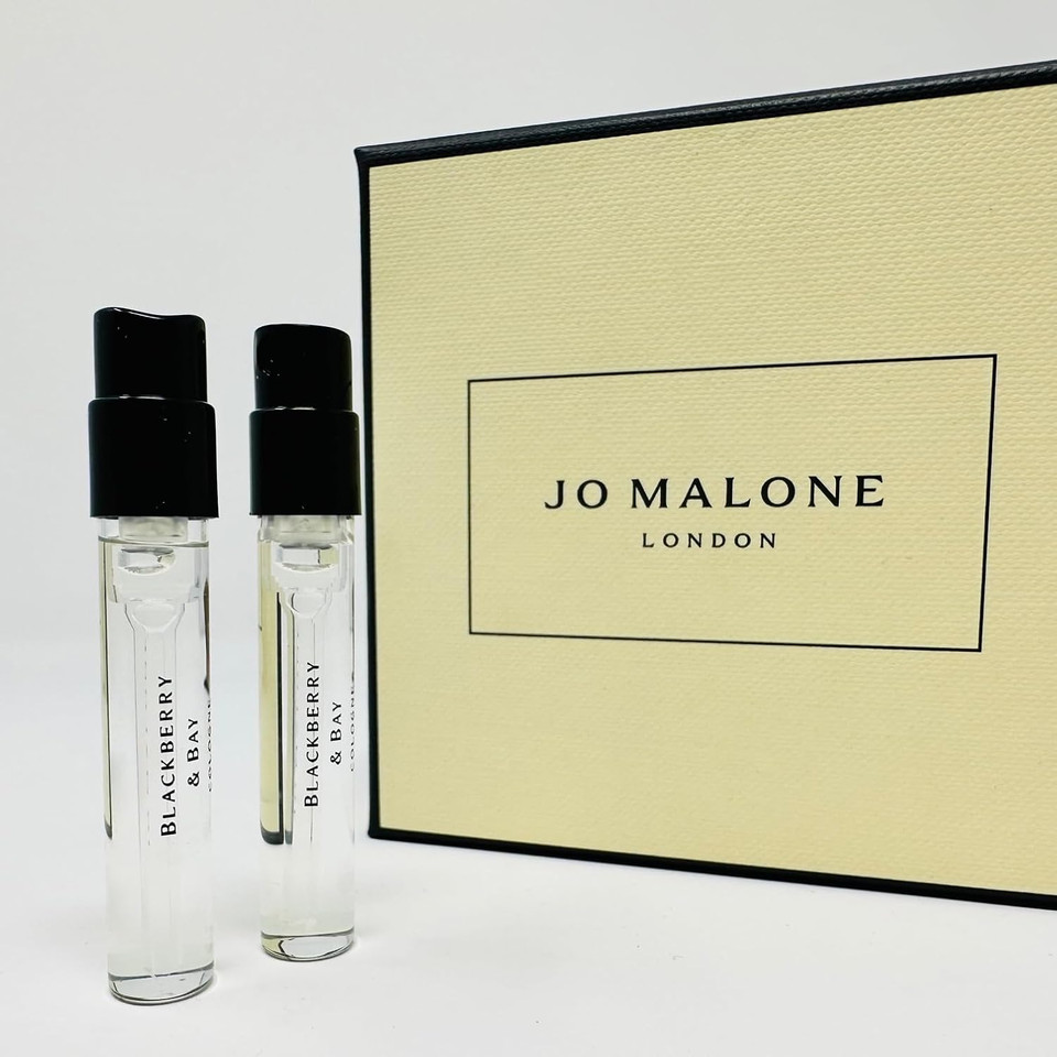 Jo Malone London Scent Pairing Duo Blackberry & Bay + Peony & Blush Suede Sample Vial 0.05Oz/ 1.5Ml Ea