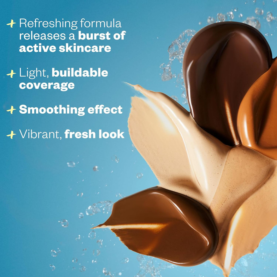 Kosas Bb Burst Tinted Face Gel Cream - Supports Healthy Collagen, Smoothes Skin, Hydrates & Moisturizes - Lightweight Buildable Coverage - Medium Warm 24, (1 Oz/30 Ml)