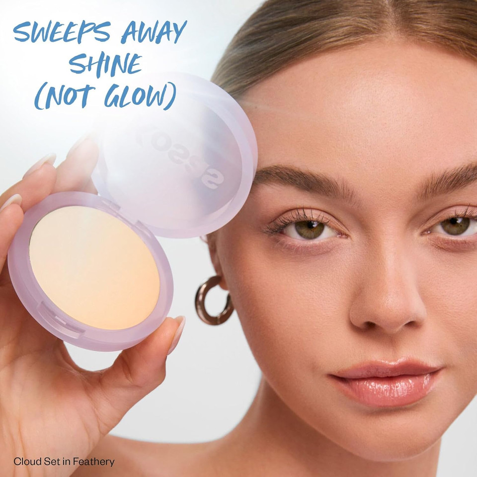 Kosas Cloud Set Face Setting Powder - Smoothing Shine Control, Soft, Sheer Translucent Makeup Finish, Portable & Long-Lasting Loose Pressed Baking Powder - Silky (Sheer Tan Deep) Kosas Cloud Set Face Setting Powder - Smoothing Shine Control, Soft, Sheer Translucent Makeup Finish, Portable & Long-Lasting Loose Pressed Baking Powder - Silky (Sheer Tan Deep)