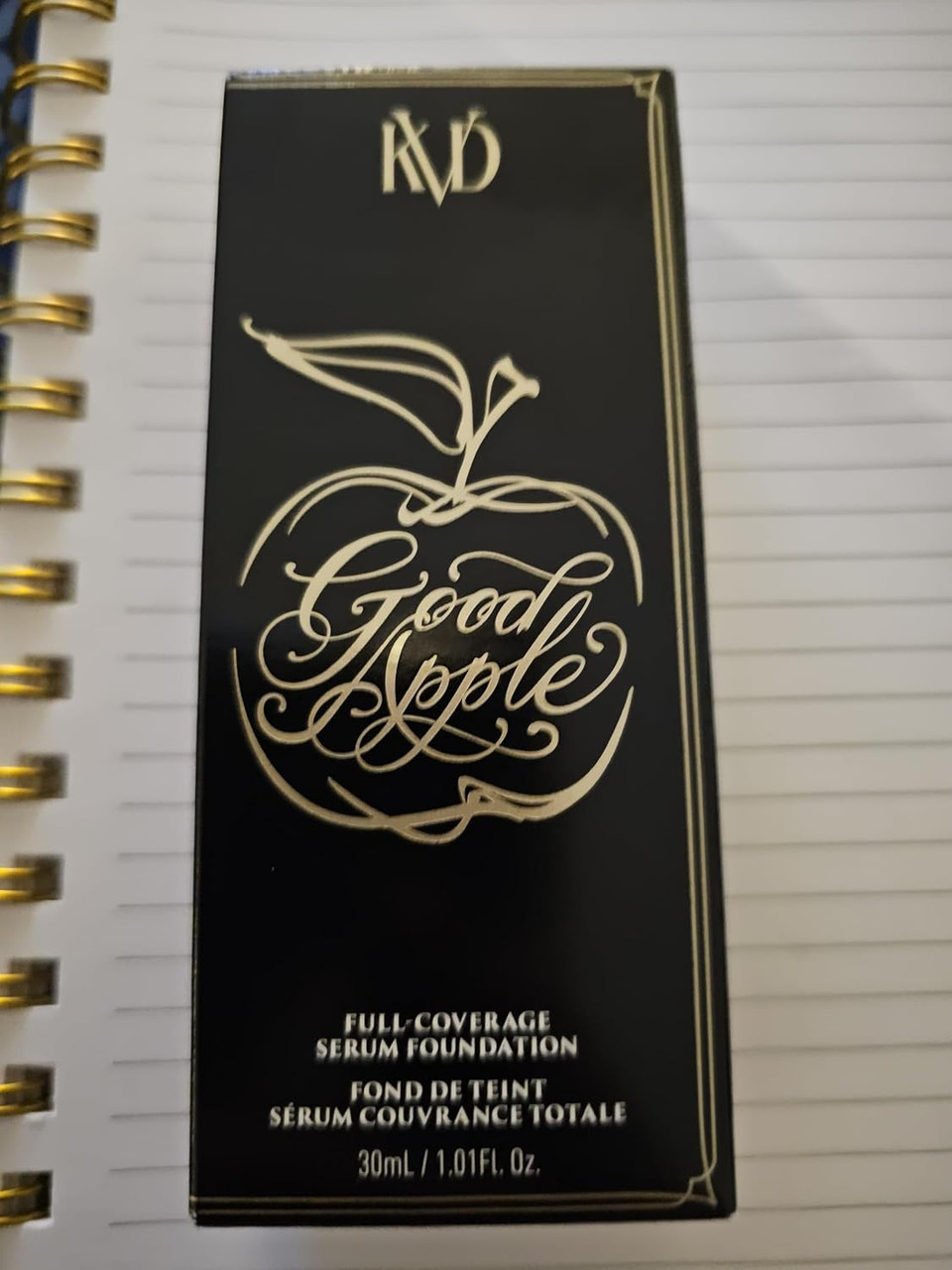 Kvd Beauty Good Apple Non-Comedogenic Full-Coverage Serum Foundation Medium 030