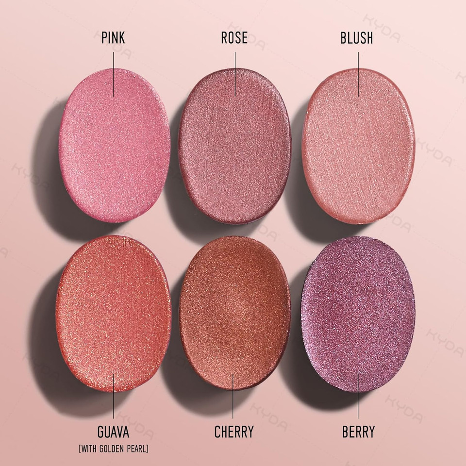 Kyda Mineral Color Balm, Buildable Shimmer Color For Lips And Cheeks, Broad Spectrum Spf 35, Natural Shimmer Finish, Lightweight Blendable Creamy, Multiuse Blush Stick, Guava