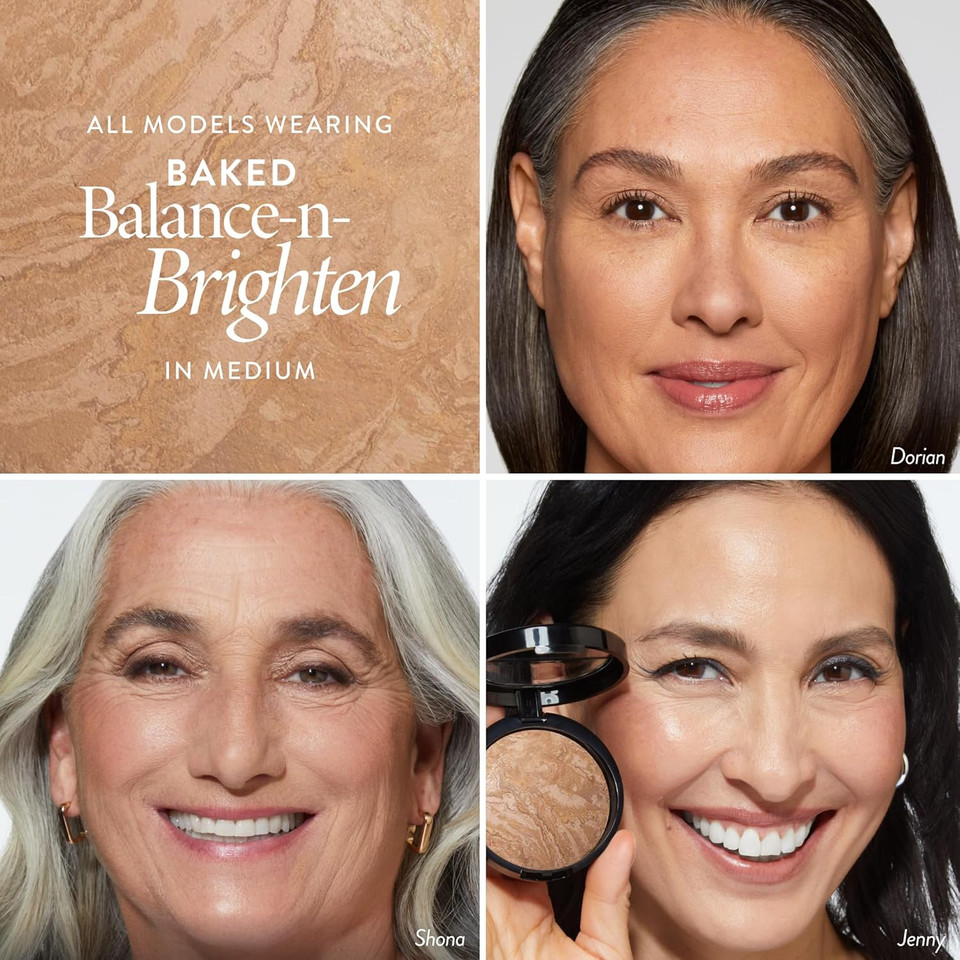 Laura Geller New York Award-Winning Baked Balance-N-Brighten Color Correcting Powder Foundation - Sand - Buildable Light To Medium Coverage - Demi-Matte Natural Finish Laura Geller New York Award-Winning Baked Balance-N-Brighten Color Correcting Powder Foundation - Sand - Buildable Light To Medium Coverage - Demi-Matte Natural Finish