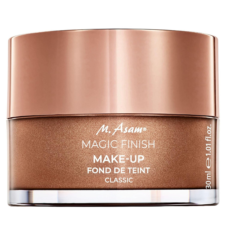 M. Asam Magic Finish Make-Up Mousse (1.01 Fl Oz)  4In1 Primer, Foundation, Concealer & Powder With Buildable Coverage, Hides Redness And Dark Spots, Vegan, For Light To Medium Skin Tones