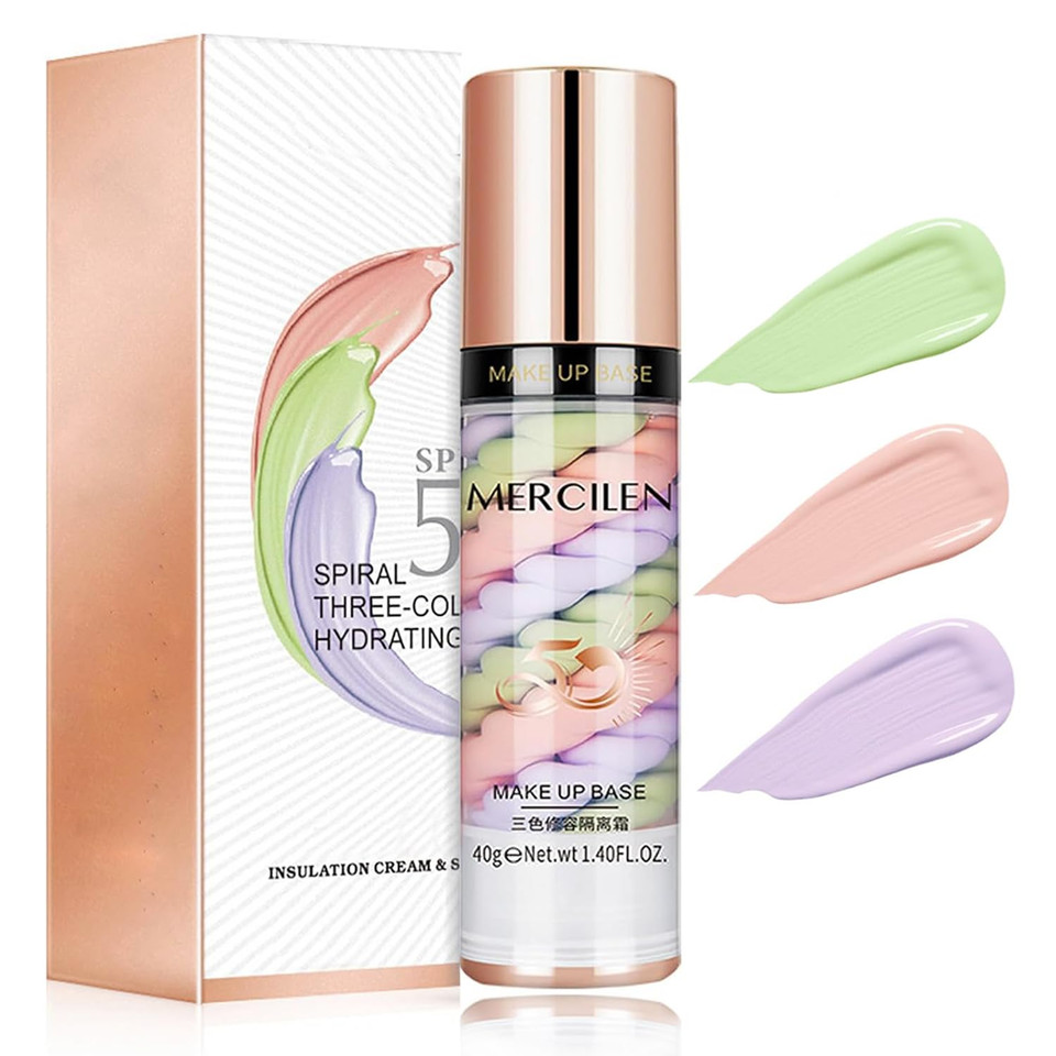 One Step Color Corrector, Primer Face Makeup Base, 3 In 1 Isolation Cream, Makeup Primer Skin Tone Correcting And Brightening Primer, Oil Control Moisturizing Face Skin Corrector One Step Color Corrector, Primer Face Makeup Base, 3 In 1 Isolation Cream, Makeup Primer Skin Tone Correcting And Brightening Primer, Oil Control Moisturizing Face Skin Corrector