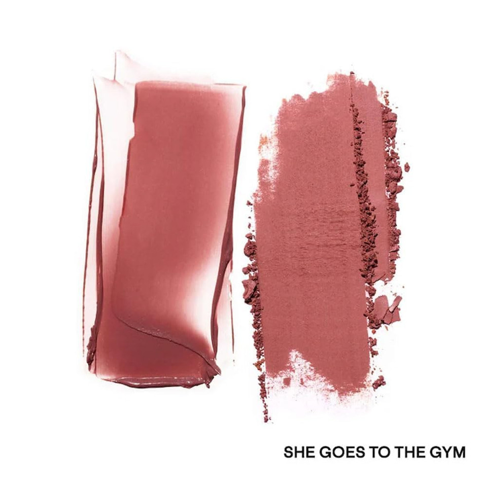 Patrick T4 - Major Headlines Double-Take Crème & Powder Blush Duo - Color: She Goes To The Gym (Cool Mauve Rose)