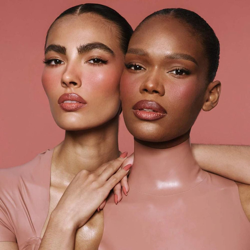 Patrick T4 - Major Headlines Double-Take Crème & Powder Blush Duo - Color: She Goes To The Gym (Cool Mauve Rose)