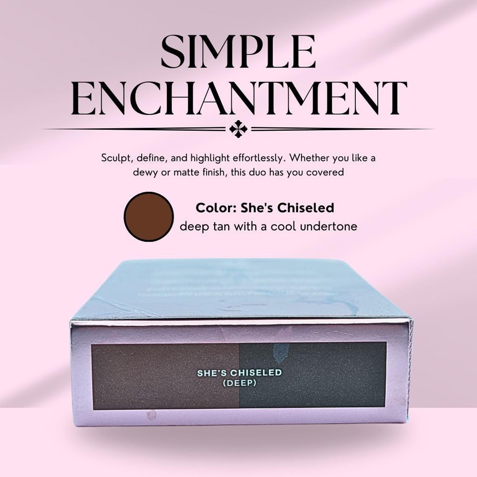 Patrick Ta Major Sculpt Crème Contour & Powder Bronzer Duo She'S Chiseled