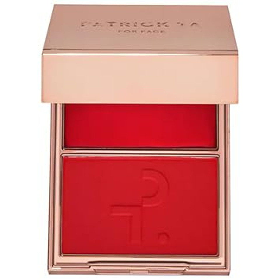 She Left Me On Red Major Headlines Double-Take Crème & Powder Blush Duo