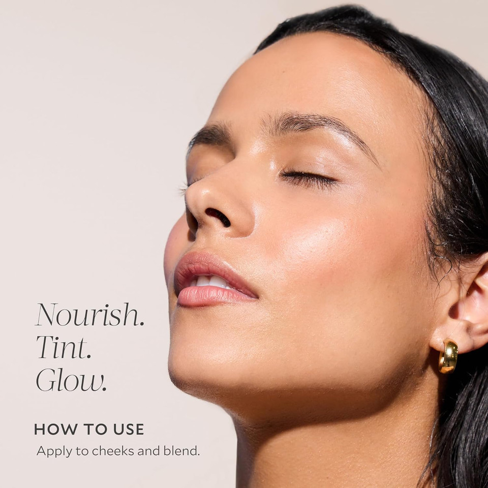 Tata Harper Cream Blush, Dewy Cream Blush, Natural Makeup, Natural Ingredients, Lovely - Dusty Pink