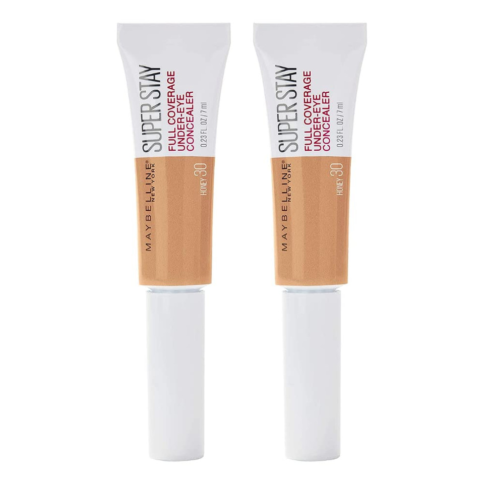 2 X Maybelline Superstay Full Coverage Under-Eye Concealer 6Ml - 30 Honey