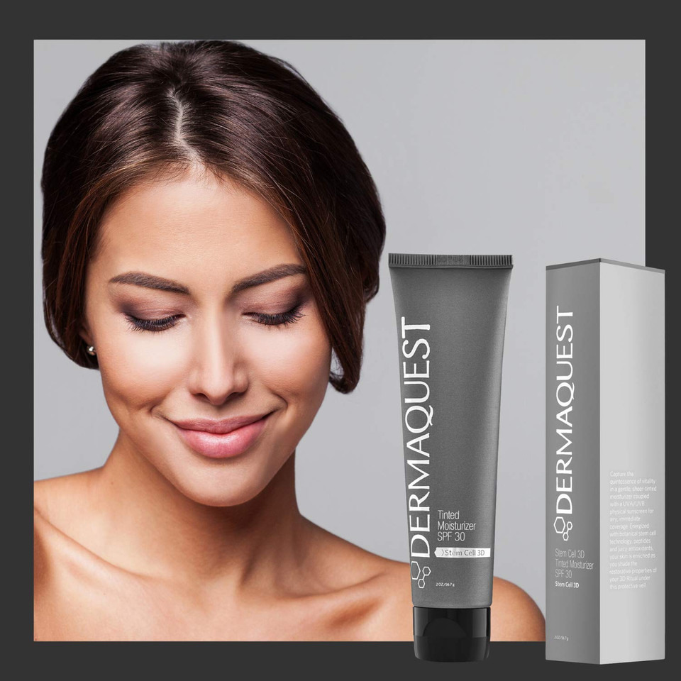 Dermaquest Stem Cell 3D Anti-Aging Tinted Moisturizer Spf 30 - Facial Moisturizer Sunscreen With Botanical Stem Cells, Peptides And Antioxidants - Broad Spectrum Protection (2Oz)