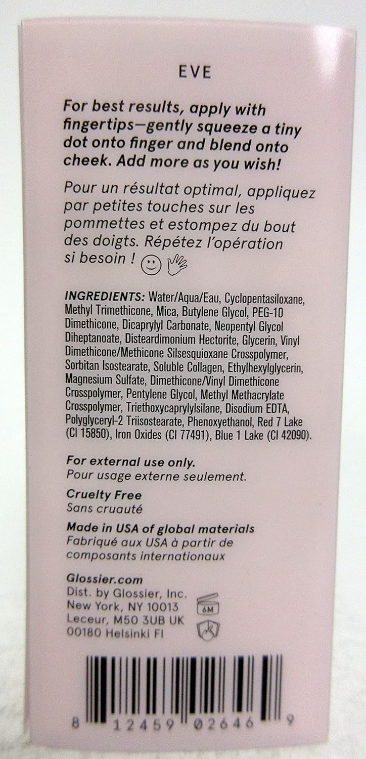 Glossier - Cloud Paint Seamless Cheek Color - Eve 10 Ml / 0.33 Fl Oz