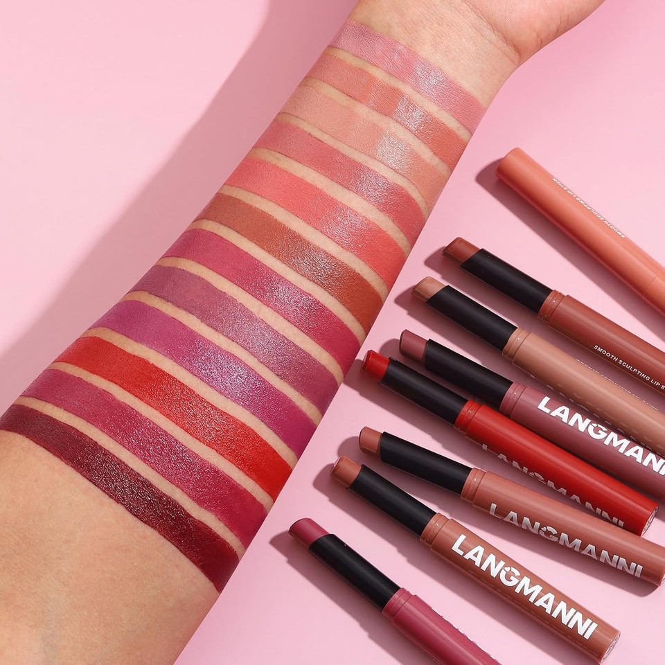 Jolilab 3Pcs Velvet Matte Lipstick Nude Matte Soft Dark Color Stick High Pigmented Long-Lasting Waterproof Lip Stick Lip Balm Beauty Cosmetics Gift For Girls And Women(07#+08#+09 Jolilab 3Pcs Velvet Matte Lipstick Nude Matte Soft Dark Color Stick High Pigmented Long-Lasting Waterproof Lip Stick Lip Balm Beauty Cosmetics Gift For Girls And Women(07#+08#+09