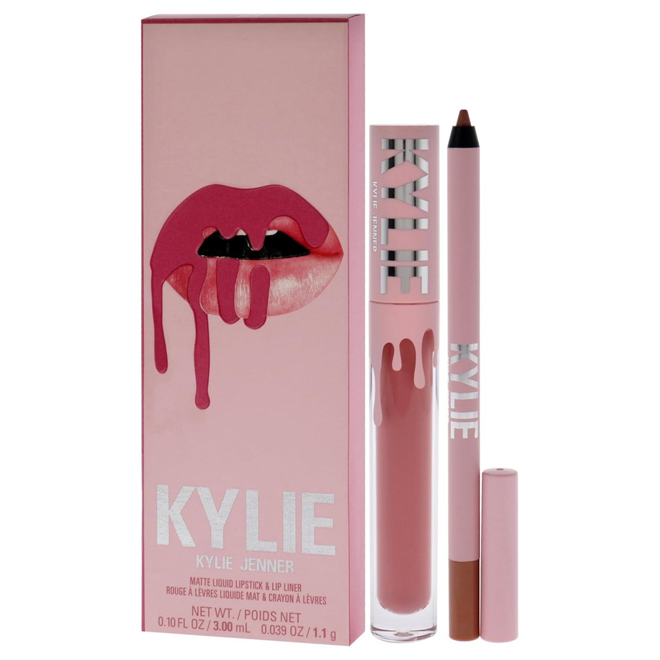 Kylie Cosmetics Matte Lip Kit - 808 Kylie For Women - 2 Pc 0.10Oz Matte Liquid Lipstick, 0.03Oz Lip Liner Kylie Cosmetics Matte Lip Kit - 808 Kylie For Women - 2 Pc 0.10Oz Matte Liquid Lipstick, 0.03Oz Lip Liner