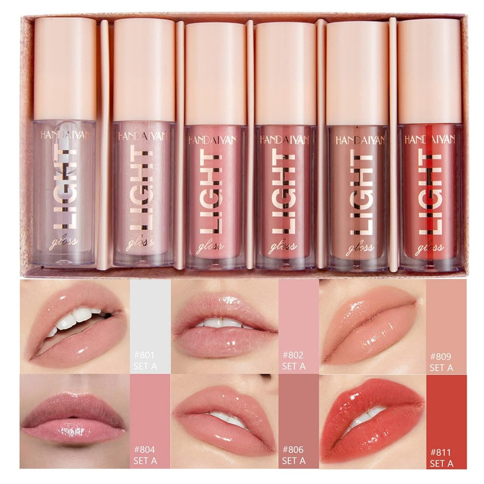 Maepeor Moisturizing Lipgloss Set 6Pcs Smooth Hydrating Lip Gloss Neutral Nude Nourishing Glossy Lipgloss For Women And Girls (Moisturizing, 6Pcs Set B) Maepeor Moisturizing Lipgloss Set 6Pcs Smooth Hydrating Lip Gloss Neutral Nude Nourishing Glossy Lipgloss For Women And Girls (Moisturizing, 6Pcs Set B)